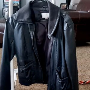 Leather like jacket